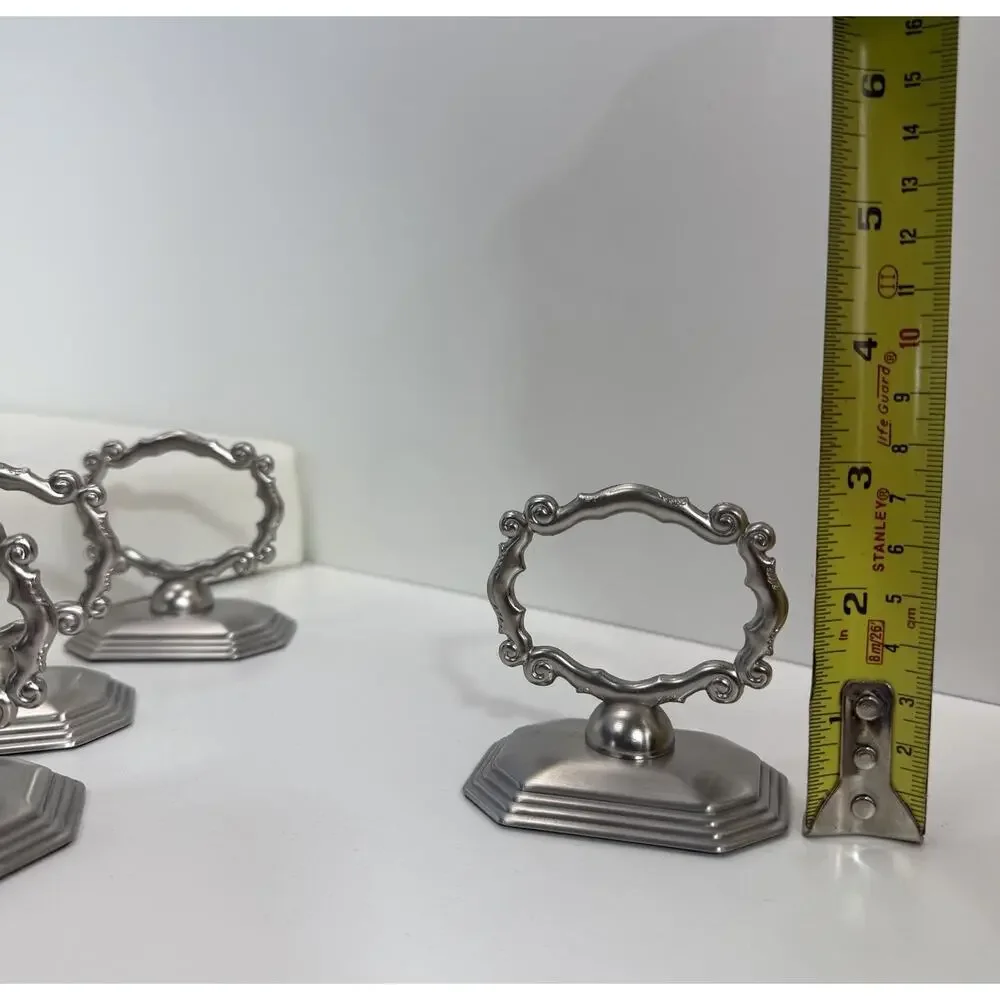 Southern Living Home Redmont Heirloom Place Card Holders Napkin Rings Set of 4